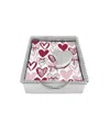 Mariposa Heart Beaded Napkin Box Set