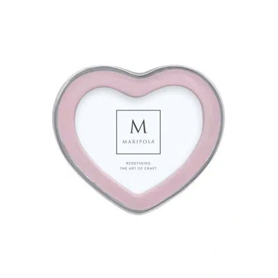 Mariposa Heart Frame In Pink