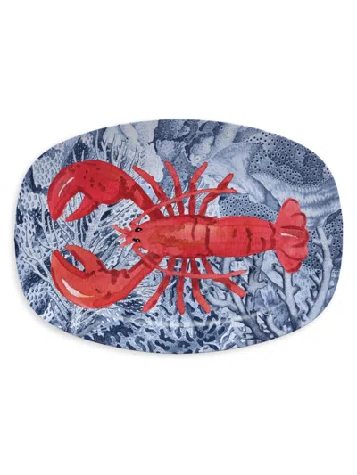 Mariposa High Seas Rock Lobster Platter In Blue