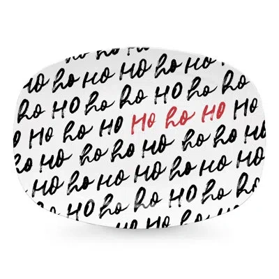 Mariposa Ho Ho Ho Platter _x000d_  _x000d_  _x000d_  _x000d_  _x000d_ In Black