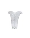Mariposa Large Flutter Vase In Clear