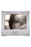 Mariposa Love Signature Picture Frame In Silver