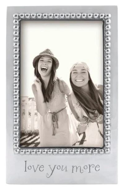 Mariposa Love You More 4 X 6-inch Picture Frame In Gray