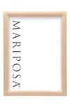 Mariposa Main Line Picture Frame In Brown