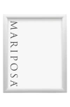 Mariposa Main Line Picture Frame In White