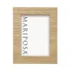 Mariposa Faux Grasscloth Picture Frame In Mallorca