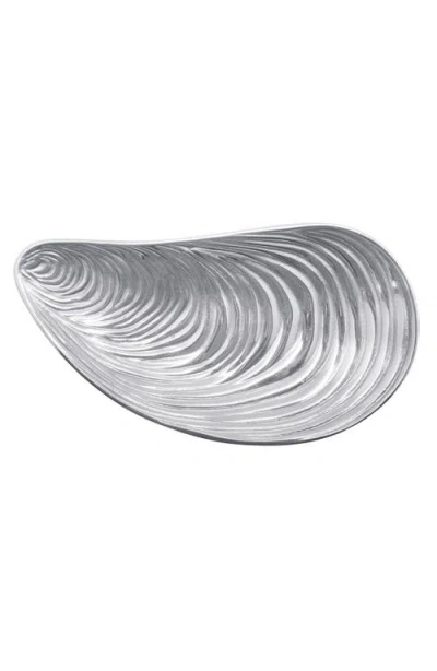 Mariposa Mussel Dip Dish In Silver