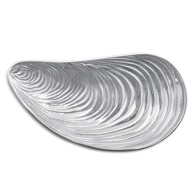 Mariposa Mussel Dip Dish In Silver