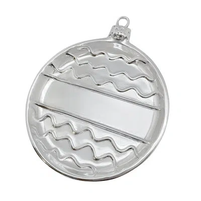 Mariposa Ornament Small Plate In Silver