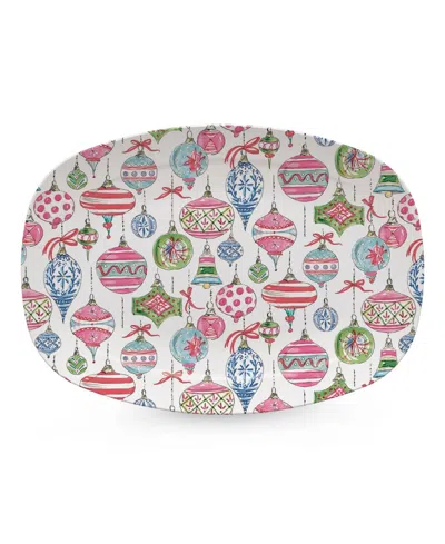 Mariposa Ornaments Serving Platter In Multi