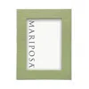 Mariposa Faux Grasscloth Picture Frame In Palma