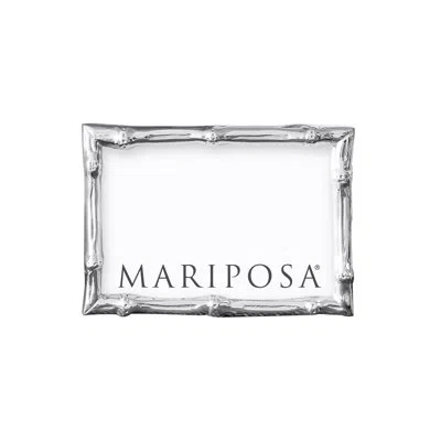 Mariposa Palmy Nights Metal Picture Frame In Silver