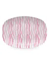 Mariposa Patterns That Play Stripe Tease Platter In Pink