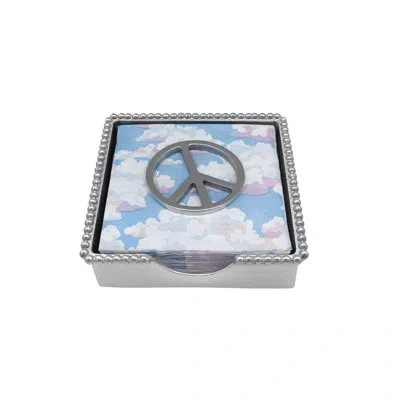 Mariposa Peace Beaded Napkin Box Set In Multi
