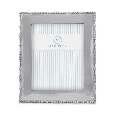 Mariposa Pearl Drop Frame, 8 X 10 In Gray