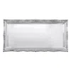 Mariposa Pearl Drop Long Rectangular Tray In Silver