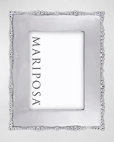 Mariposa Pearl Drop Engravable Frame, 5 X 7 In Metal