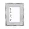 Mariposa Pearled Frame, 5 X 7 In Gray