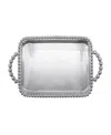 Mariposa Pearled Medium Service Tray
