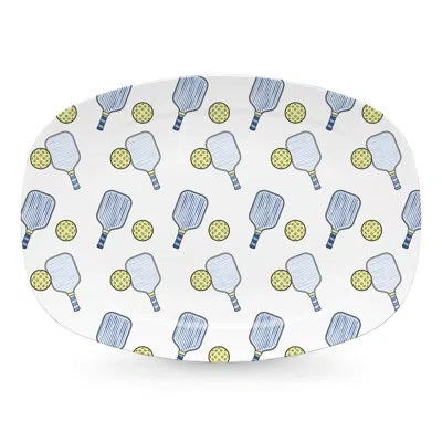 Mariposa Pickleball Platter _x000d_  _x000d_  _x000d_  _x000d_  _x000d_  _x000d_  _x000d_ In Green