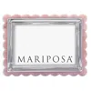 Mariposa Pink Acrylic Scallop Frame, 4 X 6 In Pink
