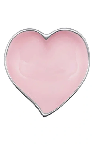 Mariposa Pink Heart Trinket Dish