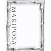 Mariposa Bamboo Look Silvertone Frame, 4 X 6 In Silver