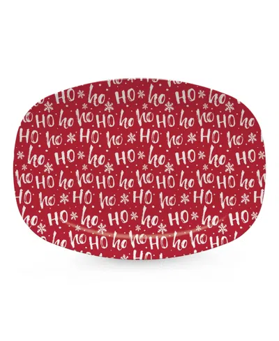 Mariposa Resin Platter In Red