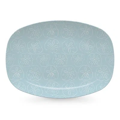 Mariposa Sand Dollar Platter In Green