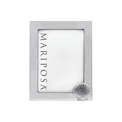 Mariposa Scallop 5x7 Frame In Silver