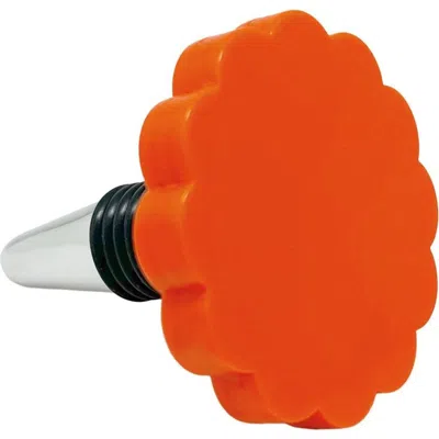Mariposa Scallop Bottle Stopper In Orange
