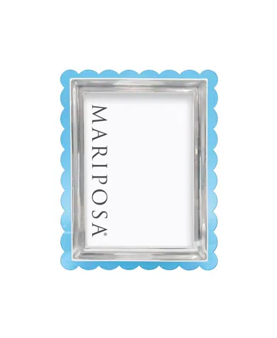 Mariposa Scallop Frame, 5"x7" In Silver