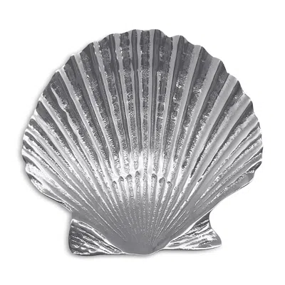 Mariposa Scallop Trinket Dish In Silver