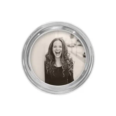 Mariposa Signature 5" Metal Picture Frame In Aluminum