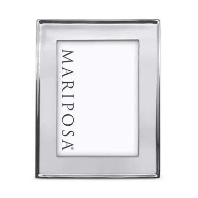 Mariposa Signature Engravable Frame, 5 X 7 In Silver