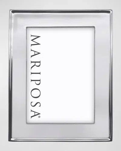 Mariposa Signature Engravable Picture Frame, 5" X 7" In Silver