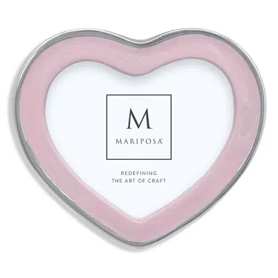 MARIPOSA SIGNATURE HEART PICTURE FRAME, 4 X 6