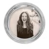 Mariposa Signature Round Frame In Metallic