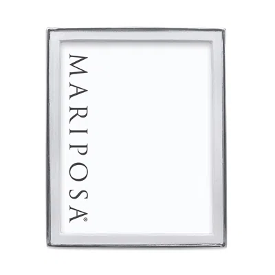 Mariposa Signature White 8 X 10 Picture Frame