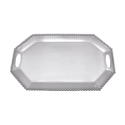 Mariposa String Of Pearls Octagonal Platter