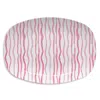 Mariposa Patterns That Play Stripe Tease Platter In Pink