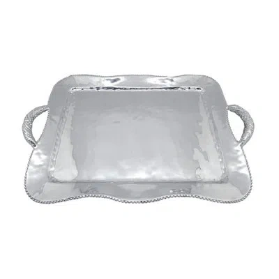 Mariposa Sueno Service Tray In Silver