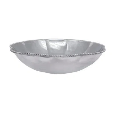 Mariposa Sueno Serving Bowl In Silver