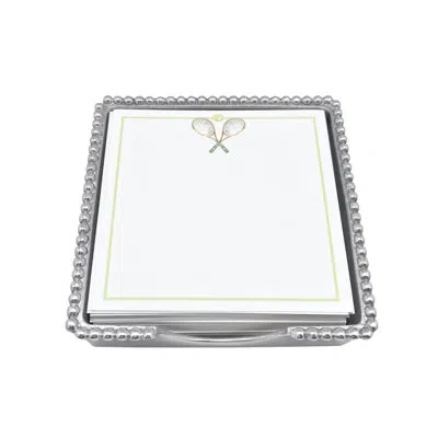 Mariposa Tennis Beaded Notecard