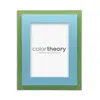 Mariposa Tiered Tangerine And Pink Frame, 5 X 7 In Blue