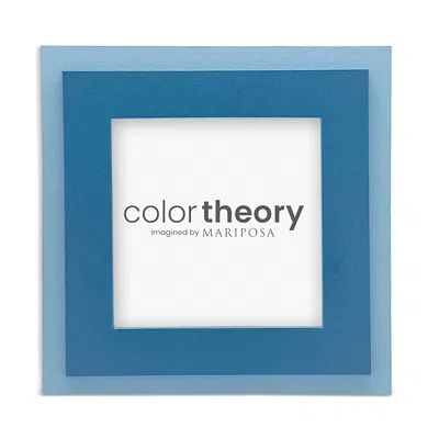 Mariposa Tiereddenim Blue And Periwinkle Frame, 4 X 4