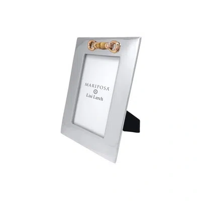Mariposa Toggle 4x6 Engravable Frame In Silver
