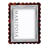 Mariposa Tortoise Scallop Signature Frame, 5 X 7 In Brown