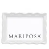 Mariposa Wavy 4 X 6 Frame In White