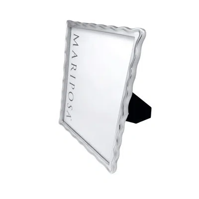 Mariposa Wavy 8x10 Frame In Silver